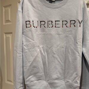 Burberry boys Crewneck Sweater in Light Gray